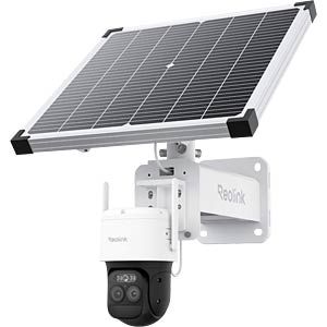 Telecamera Reolink con pannello solare per cantieri