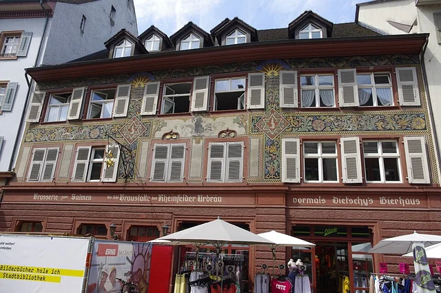 Veduta di Rheinfelden sul Reno – rappresentazione sfocata